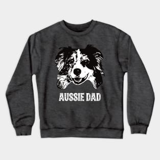 Australian Shepherd Dog Dad Crewneck Sweatshirt